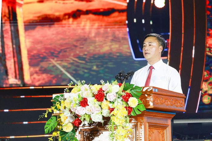 Chủ tịch UBND tỉnh Khánh Hòa Nguyễn Việt Hùng phát biểu khai mạc Ngày hội