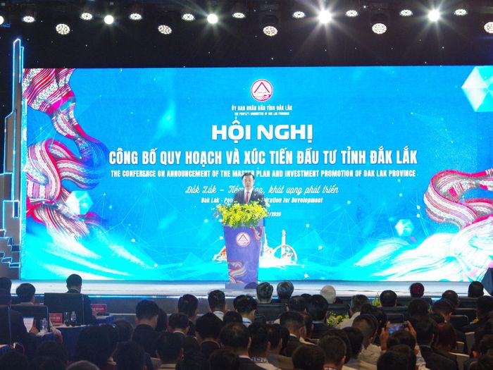 Toàn cảnh Hội nghị Công bố quy hoạch và xúc tiến đầu tư tỉnh Đắk Lắk