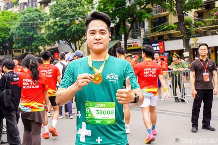 Giải chạy nhằm nâng cao nhận thức, trách nhiệm và hành động của cả hệ thống chính trị và người dân với công tác phòng, chống ma túy.