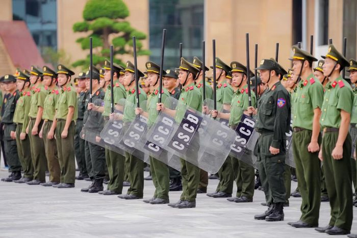 Các khối huấn luyện đơn vị DBCĐ Học viện ANND năm học 2025-2026.