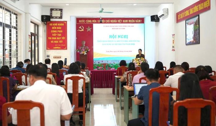 Hội nghị triển khai nhiệm vụ khuyến học, khuyến tài và xây dựng xã hội học tập năm 2026 của Hội Khuyến học tỉnh Lạng Sơn.