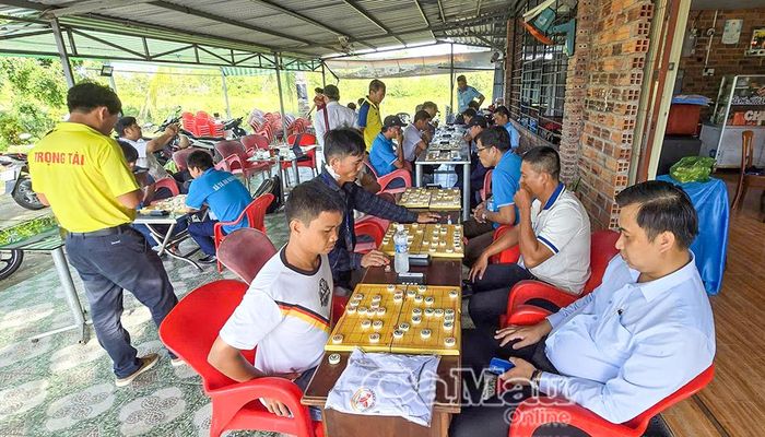 Các trận đấu ở môn cờ tướng tại Đại hội Thể dục Thể thao Cụm số 8 lần thứ I năm 2026.