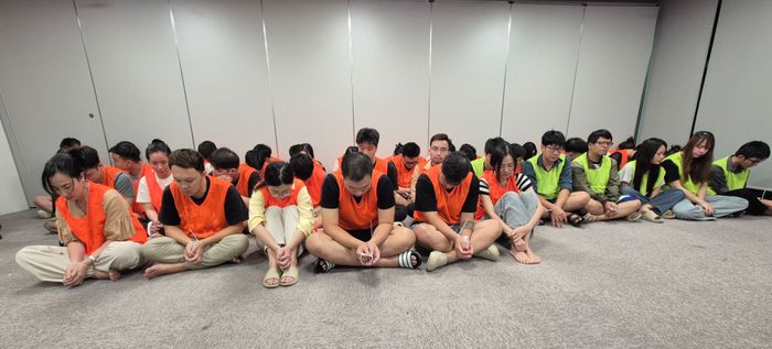 Các đối tượng bị khởi tố về hành vi lừa đảo chiếm đoạt tài sản xảy ra tại công ty TNHH Đầu tư Phát triển Metaland