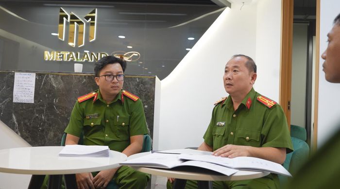 Công an làm việc tại Công ty TNHH Đầu tư Phát triển Metaland