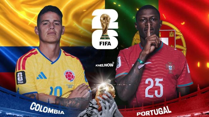 World Cup 2026: Bồ Đào Nha đại chiến Colombia. Ảnh: Khelnow