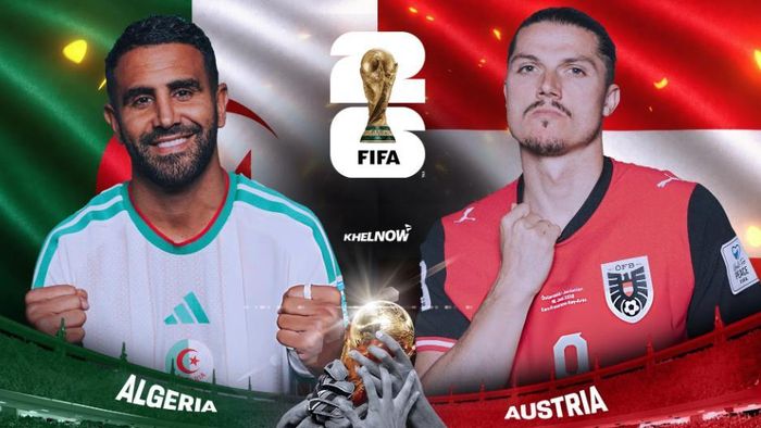World Cup 2026: Áo so tài Algeria. Ảnh: Khelnow