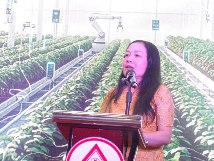  TS Bùi Thị Ngọc Dung, Viện Quy hoạch và Thiết kế nông nghiệp báo cáo tham luận tại Hội thảo. 