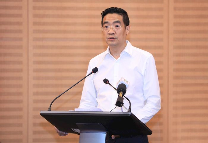 Giám đốc Sở Quy hoạch - Kiến trúc Nguyễn Trọng Kỳ Anh phát biểu. Ảnh: Viết Thành