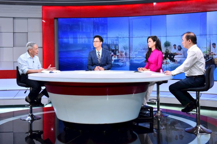 Ông Nguyễn Minh Giao trao đổi tại Chương trình. Ảnh: Phan Anh