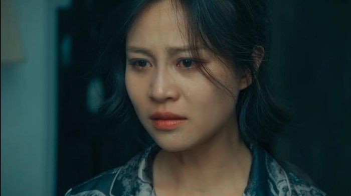 Những giọt nước mắt của Diệu khiến khán giả lặng người, thấu cảm trước nỗi đau của cô. Ảnh VTV