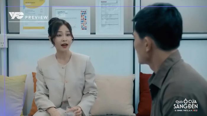 Diệu là người đã có gia đình, luôn tâm huyết với việc duy trì phát triển xưởng may do cô làm chủ. Ảnh VTV