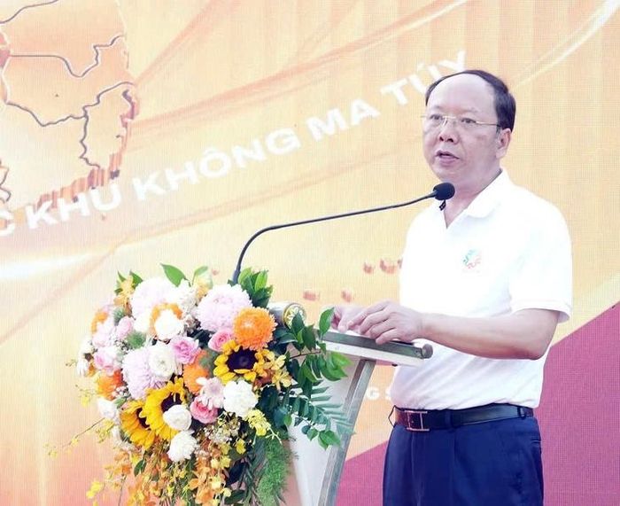 Ông Bùi Thanh An, Phó Chủ tịch Thường trực UBND tỉnh Nghệ An phát biểu tại buổi lễ.