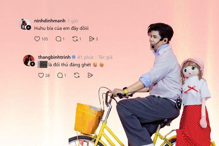 Màn tương tác của 2 đối thủ.