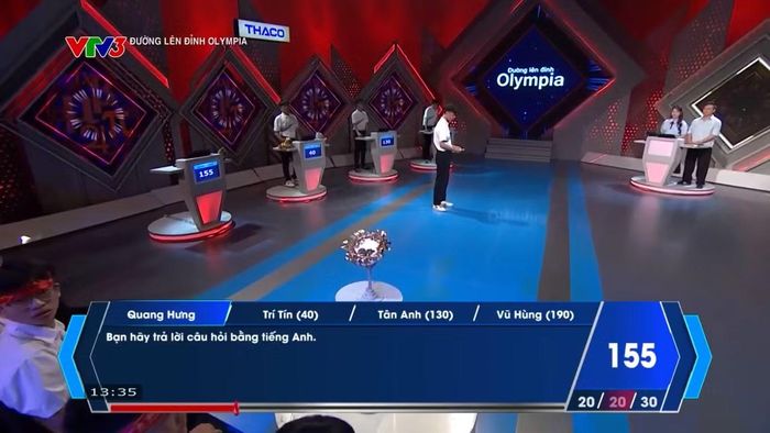 Quang Hưng giành được 175 điểm sau phần thi của mình.