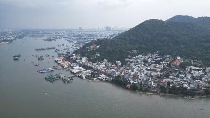 Dự án tuyến đường vượt biển kết nối khu vực Cần Giờ-Vũng Tàu. (Ảnh: Thế Anh)