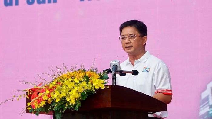 Đồng chí Nguyễn Mạnh Cường, Phó Chủ tịch Ủy ban nhân dân Thành phố Hồ Chí Minh phát biểu khai mạc.