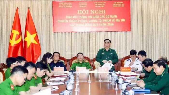 Hội nghị trao đổi thông tin giữa các cơ quan chuyên trách phòng, chống tội phạm về ma túy cấp Trung ương quý I/2026.