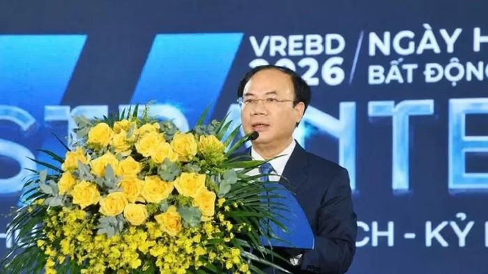 Ông Nguyễn Văn Sinh, Thứ trưởng Xây dựng chia sẻ tại sự kiện. (Ảnh: Ban tổ chức)