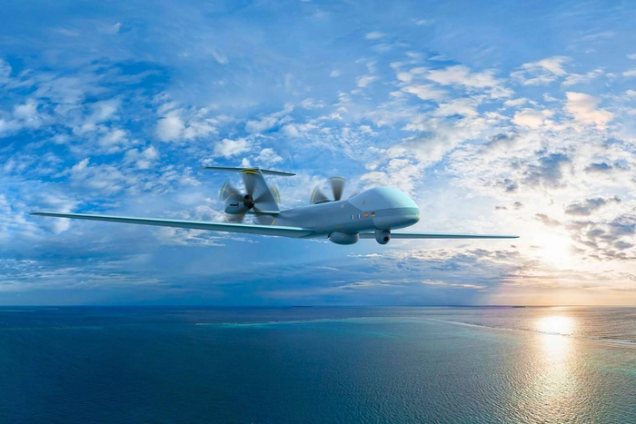 Airbus và Kawasaki Heavy Industries sẽ nghiên cứu biến thể Eurodrone U950 chống ngầm dành cho Nhật Bản nhằm tăng cường năng lực giám sát hàng hải tầm xa. Ảnh: Airbus 
