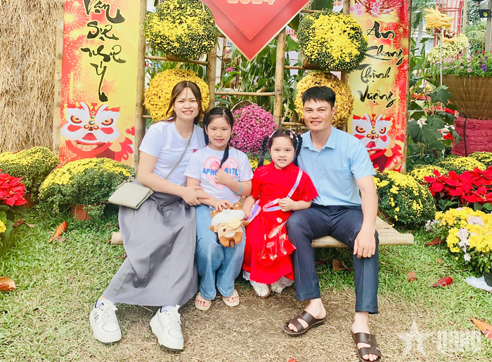  Tổ ấm của Thượng tá Trần Huy Phụng.