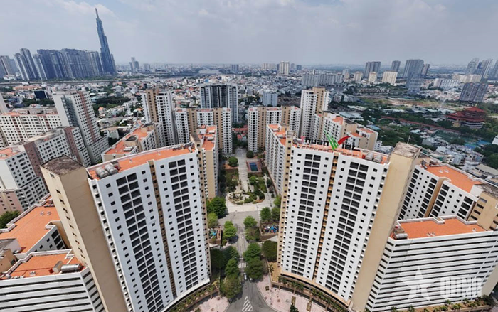 Một góc TP Hồ Chí Minh hiện đại. 