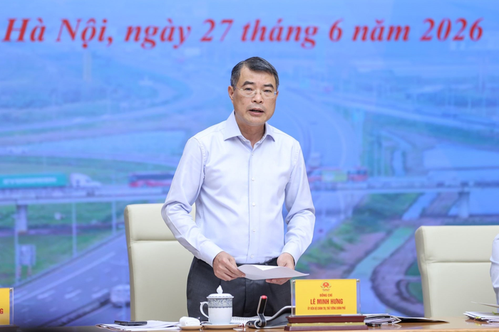  Thủ tướng Chính phủ Lê Minh Hưng phát biểu tại hội nghị.