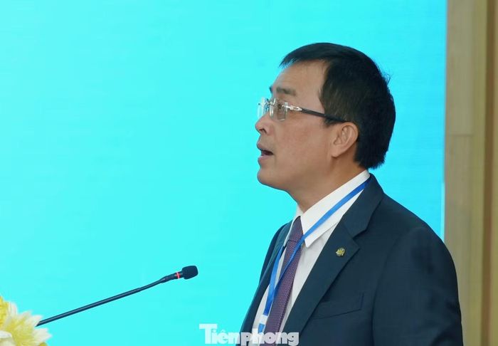 Ông Đặng Ngọc Hòa - Chủ tịch HĐQT Vietnam Airlines - tại ĐHCĐ thường niên năm 2026.