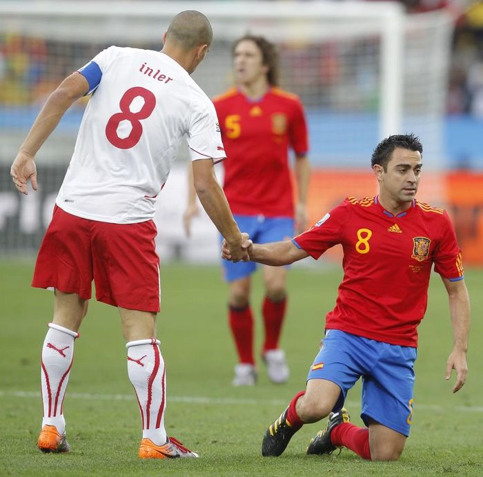  Tây Ban Nha từng thua Thụy Sĩ ở trận ra quân tại World Cup 2010 nhưng vẫn vô địch. 