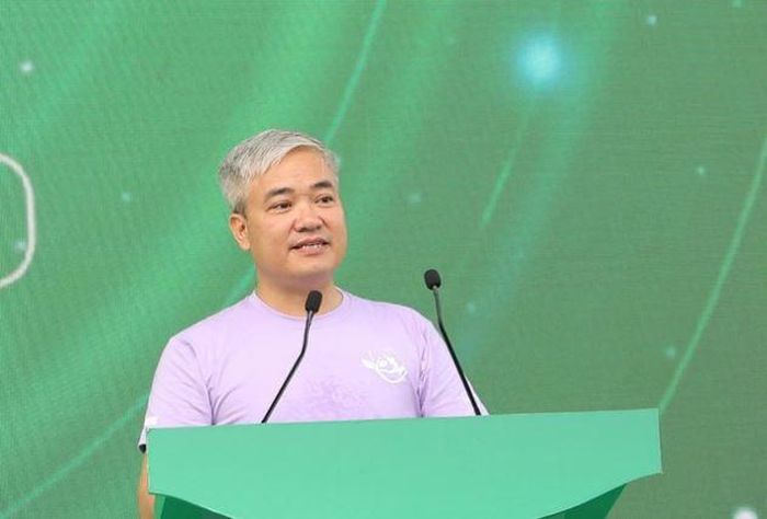 Nhà báo Trần Tuấn Linh – Tổng Biên tập Báo Sức khỏe và Đời sống, Trưởng ban Tổ chức chương trình Ngày Dinh dưỡng cộng đồng Việt Nam lần 7.