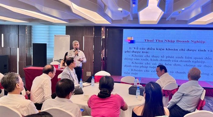 Ông Đỗ Quốc Tuấn - Nguyên Phó Trưởng phòng Thanh tra, Kiểm tra Cục Thuế TP.HCM chia sẻ những thông tin thiết thực.