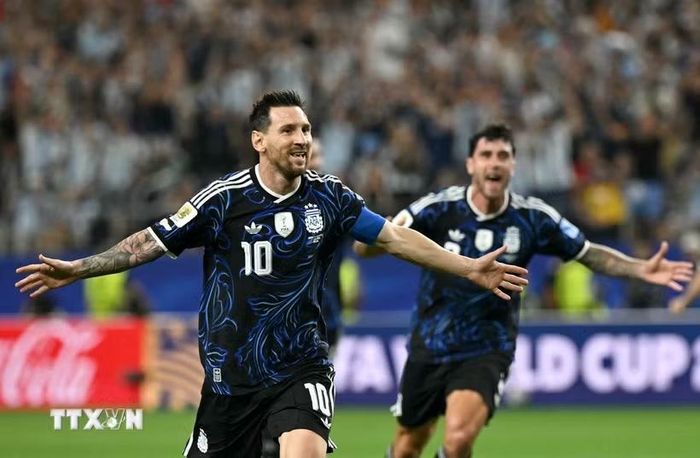 Argentina sẽ gặp tân binh Cape Verde ở vòng 32 đội World Cup 2026. (Ảnh: AFP/TTXVN)