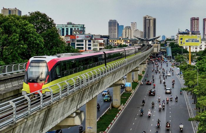 Tuyến đường sắt đô thị Nhổn - ga Hà Nội.
