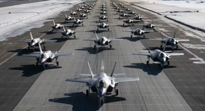 Máy bay chiến đấu F-35A của Không quân Mỹ - Hạm đội AEW&amp;C của Trung Quốc đang đe dọa nghiêm trọng khả năng sống sót của chúng. Ảnh: MW.