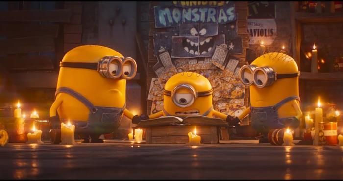 Hollywood hào nhoáng trở thành sân khấu cho cuộc phiêu lưu mới của Minions. Ảnh: CGV