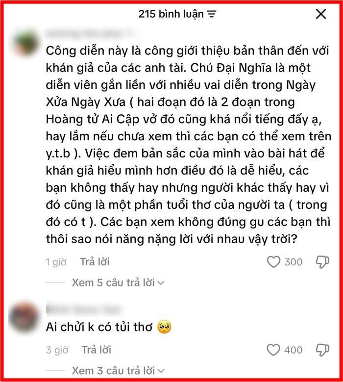 Một bộ phận khán giả vẫn ủng hộ màu sắc riêng của MC Đại Nghĩa tại chương trình.