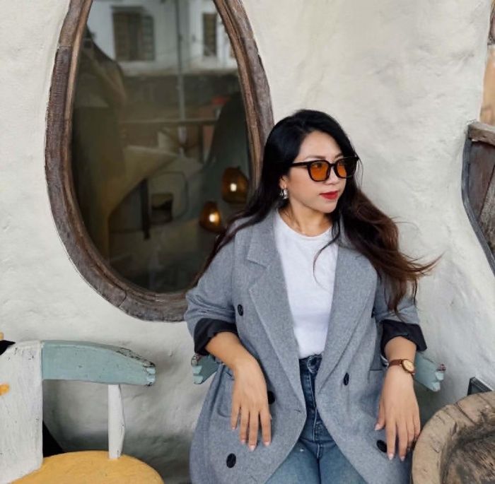 Chị Nguyễn Phương Mai, chủ thương hiệu Nem lụi Mai béo (since 2012)