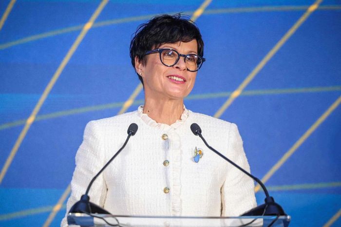 Cao ủy EU phụ trách vấn đề mở rộng khối, bà Marta Kos.Ảnh: AFP.