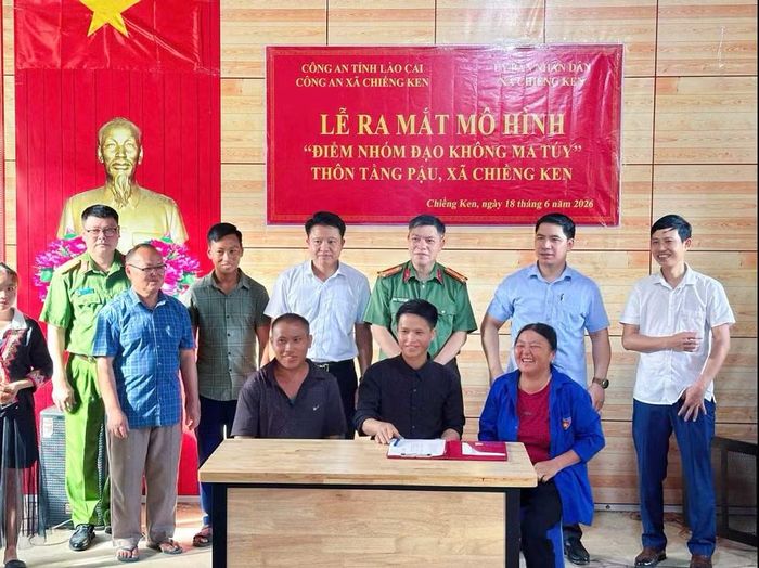 Lễ ra mắt mô hình “Điểm nhóm đạo không ma túy” tại xã Chiềng Ken, tỉnh Lào Cai