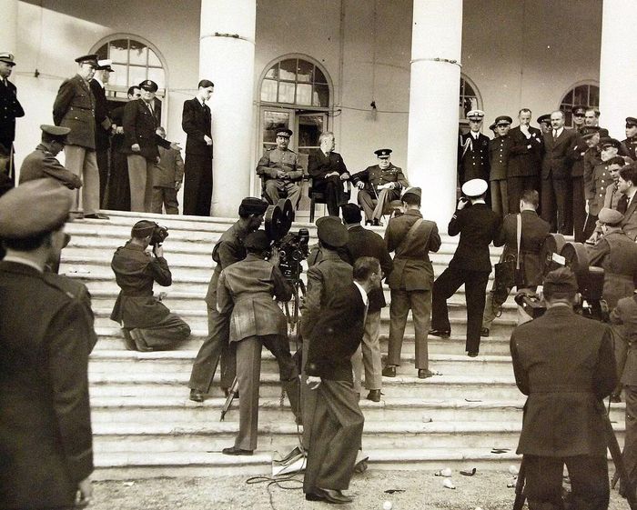 Trước thềm Hội nghị Tehran năm 1943. (Nguồn: National Museum of the U.S. Navy)