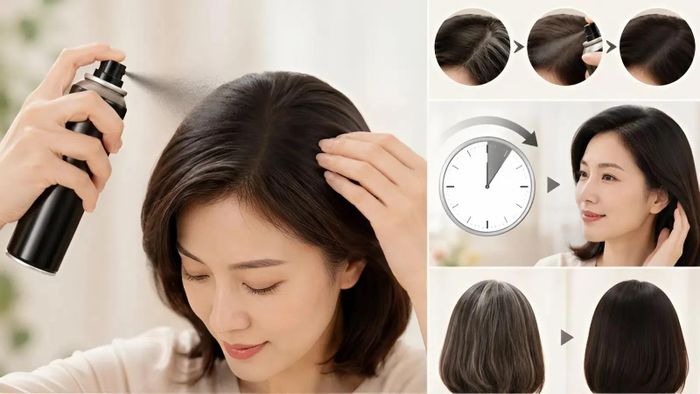 Thuốc nhuộm tạm thời khiến màu tóc dễ phai khi gội đầu hoặc tiếp xúc với nước