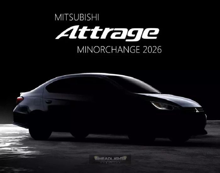 Mitsubishi Attrage MY2026 sẽ ra mắt tại Thái Lan vào ngày 1/7.