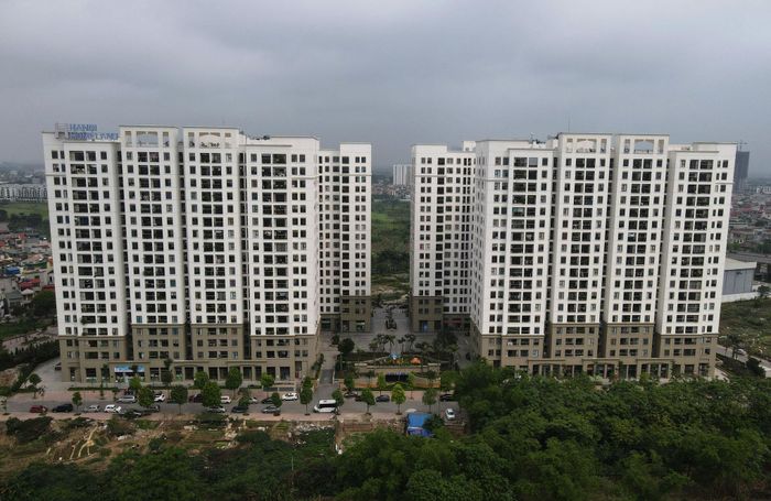 Khu chung cư HaNoi Homeland (phường Việt Hưng). Ảnh Nguyễn Quang