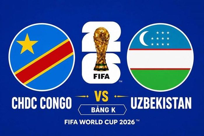Congo đánh bại Uzbekistan giành quyền vào vòng 1/16.