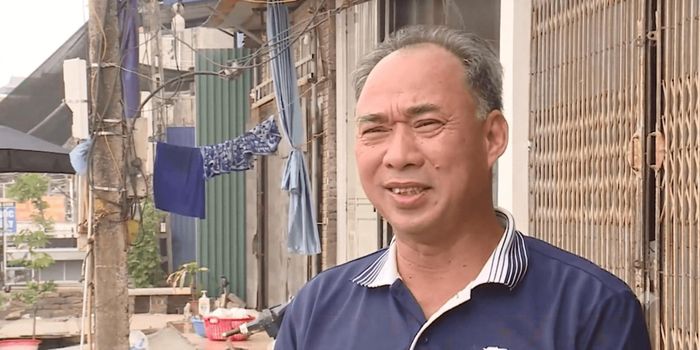 Ông Nguyễn Văn Long, thôn Liên Bạt, xã Ứng Thiên, Hà Nội. Ảnh: Lại Tấn