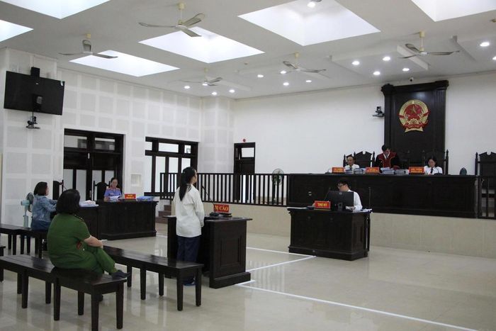 Quang cảnh phiên xét xử sơ thẩm ngày 29/6. Ảnh: Nguyễn Tú.