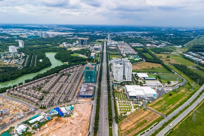  Khu vực Thành phố mới Bình Dương đang thu hút các dự án quy mô lớn và chất lượng cao, hướng đến nhóm khách hàng là nhà đầu tư. Ảnh: Quỳnh Danh. 