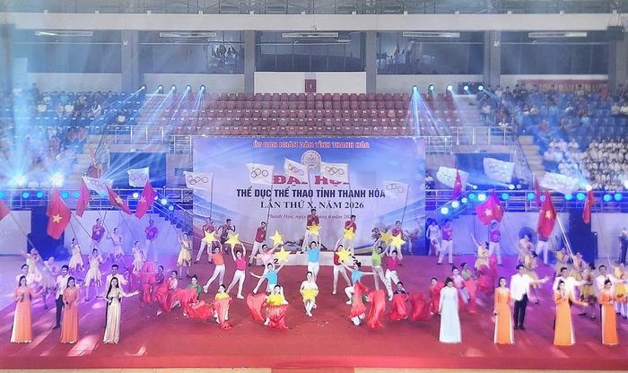 Chương trình nghệ thuật đặc sắc tại lễ bế mạc Đại hội Thể dục thể thao tỉnh Thanh Hóa lần thứ X năm 2026