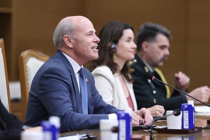Đại sứ Jim Nickel khẳng định Canada coi Việt Nam là đối tác quan trọng, có vai trò chủ chốt trong ASEAN và ở khu vực Ấn Độ Dương - Thái Bình Dương - Ảnh: VGP/Nhật Bắc