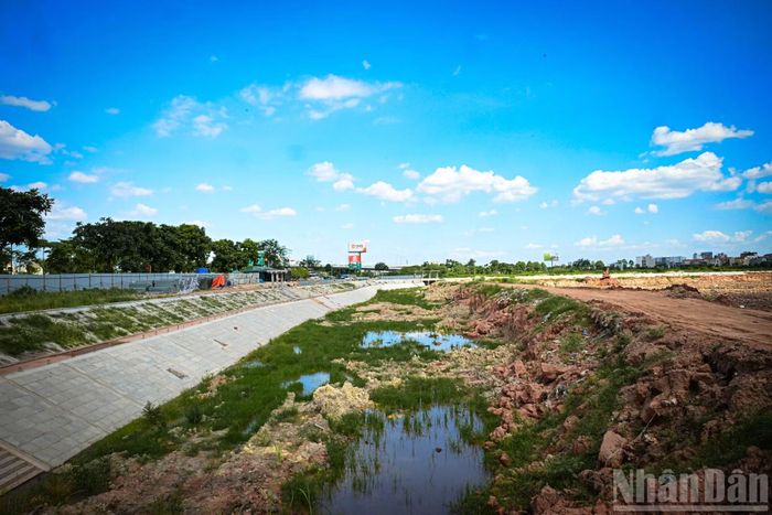 Khi đi vào hoạt động, công trình sẽ hình thành một hệ thống thoát nước liên hoàn cùng các dự án trọng điểm khác như trạm bơm Cự Khối, tuyến cống thoát nước Long Biên-Cự Khối và công viên hồ Thạch Bàn.
