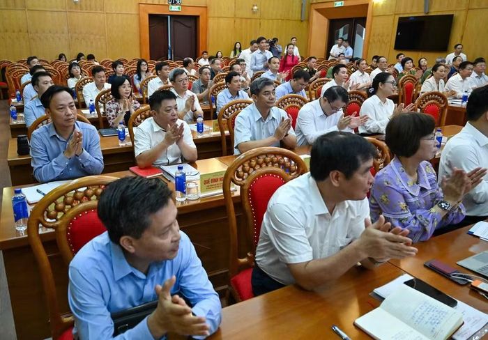 Các đại biểu dự Hội nghị. (Ảnh: DUY LINH)